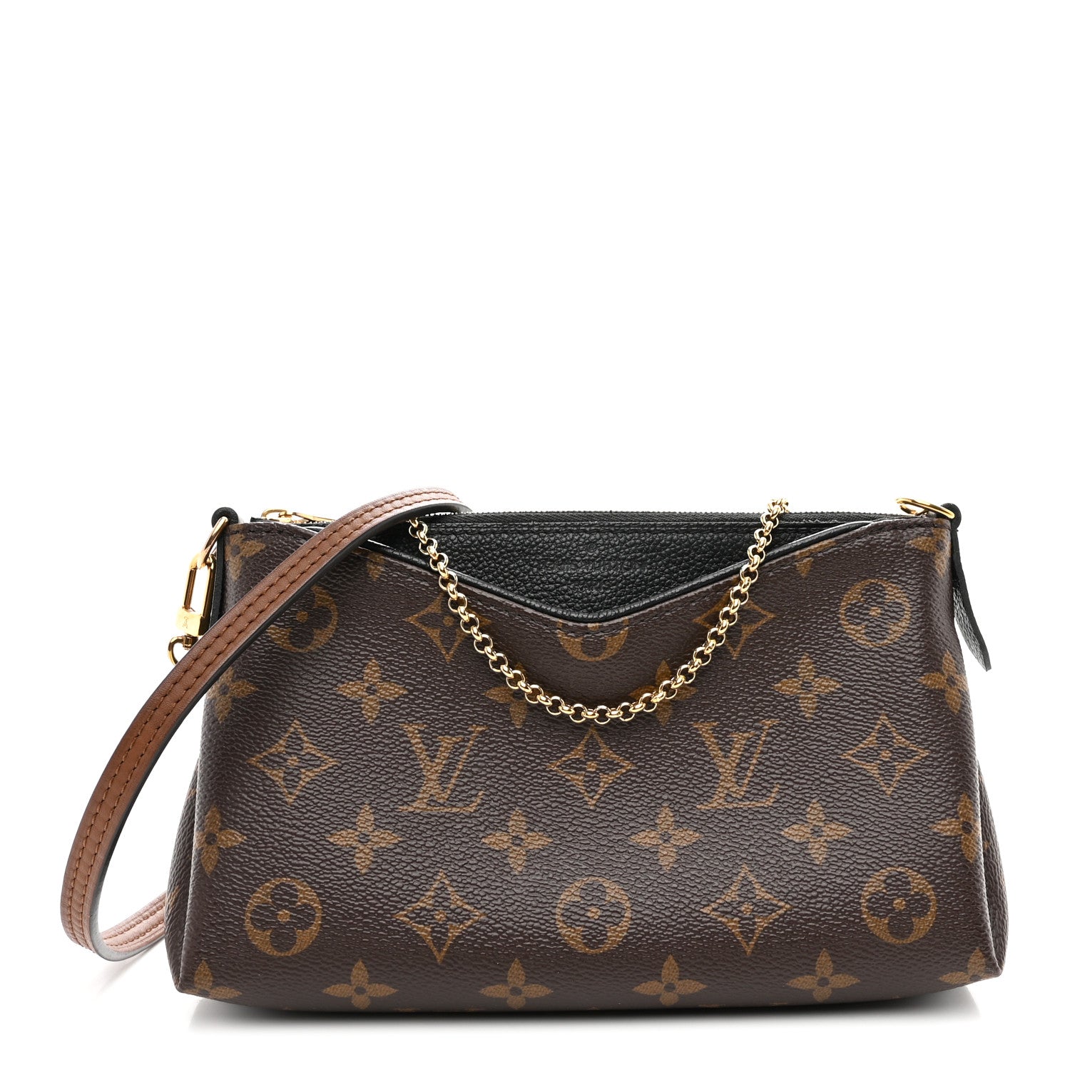 Monogram Pallas Clutch Black