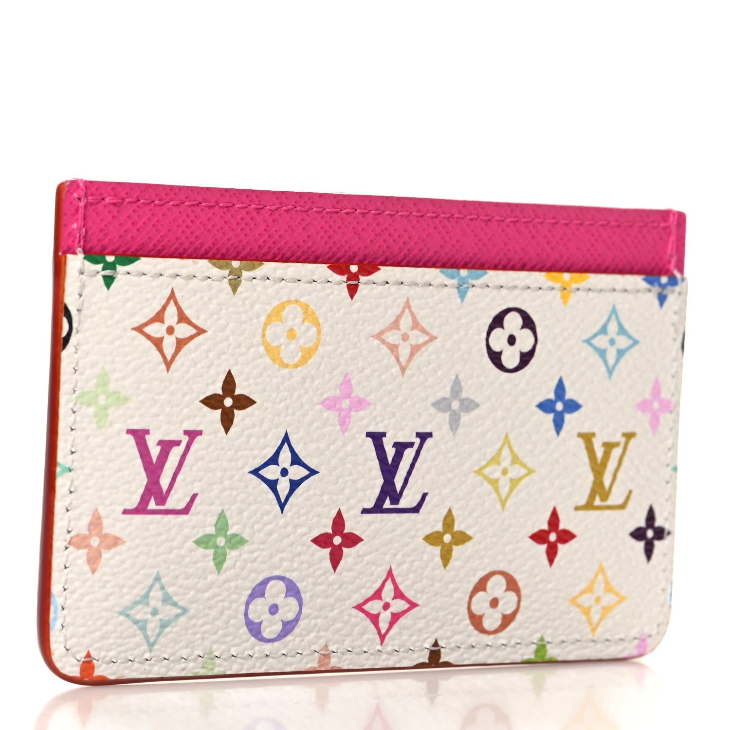 LV X TM Monogram Multicolor Card Holder Kawaii Pink