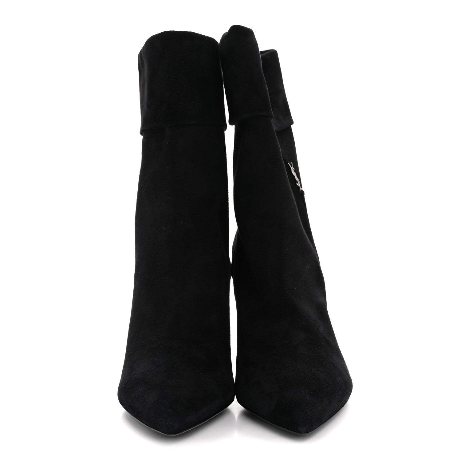 Kid Scamosciato Niki 85 Wedge Booties 39.5 Black