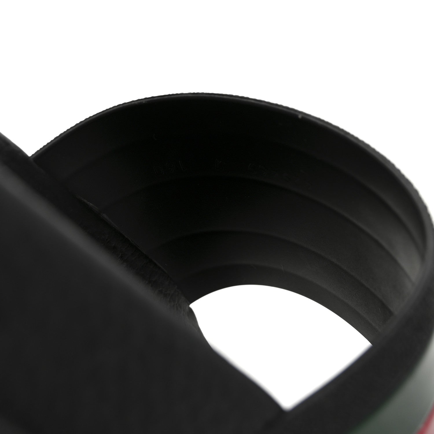 Rubber Web Mens Lug Sole Slide Sandals 7 Black Green Red