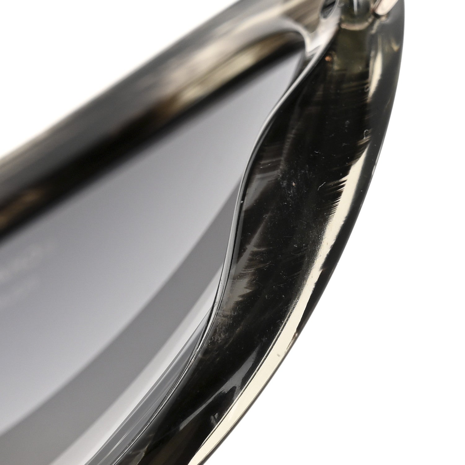 Acetate Lambskin Chain Sunglasses 5362-Q Black