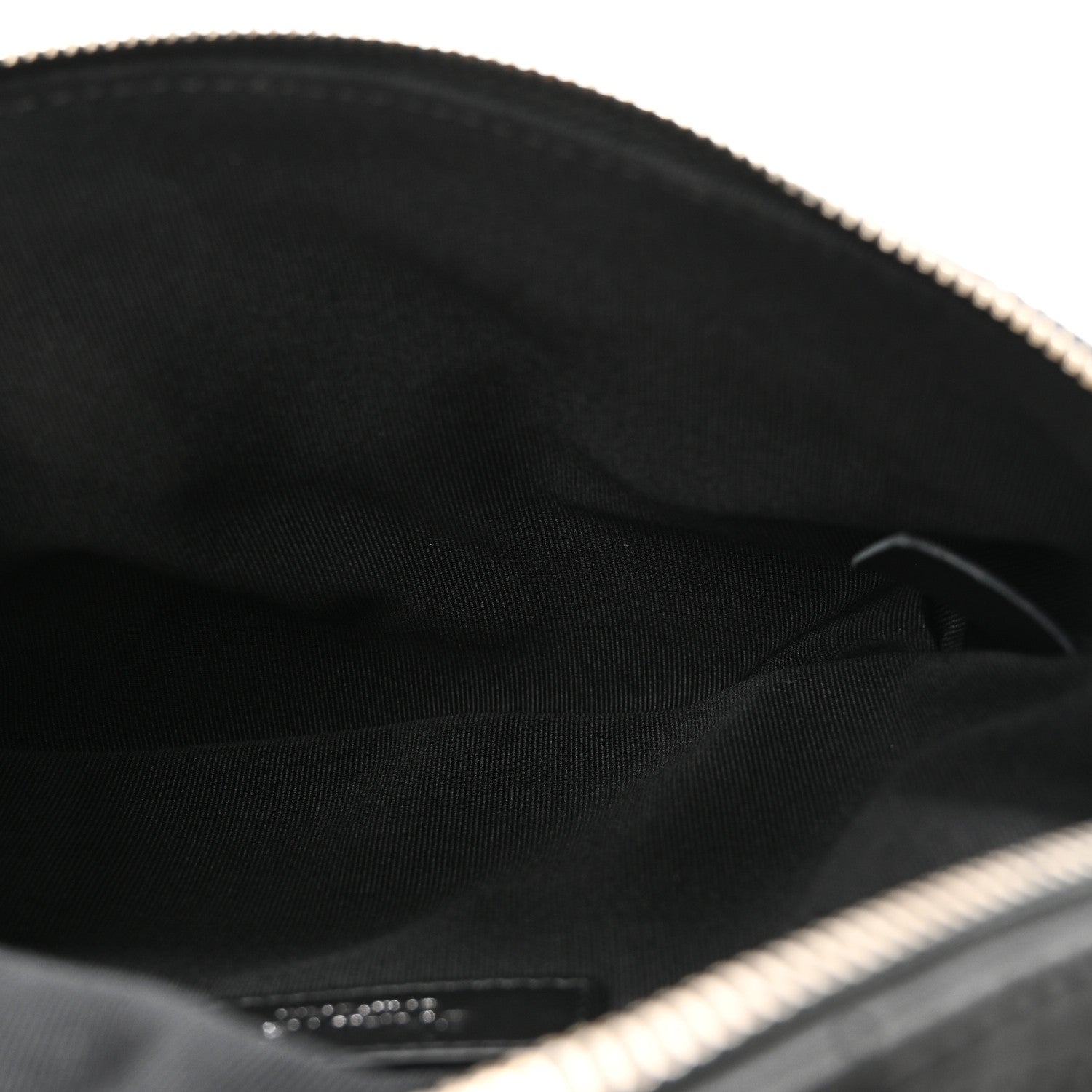 Calfskin Quilted Waist Belt Bag Black