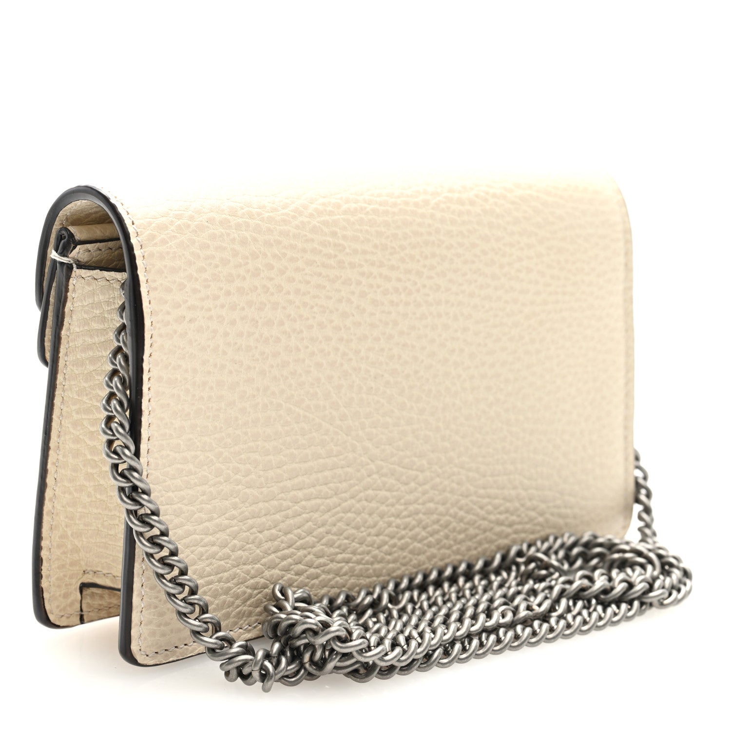 Dollar Calfskin Crystal Super Mini Dionysus Shoulder Bag Mystic White Black Diamond