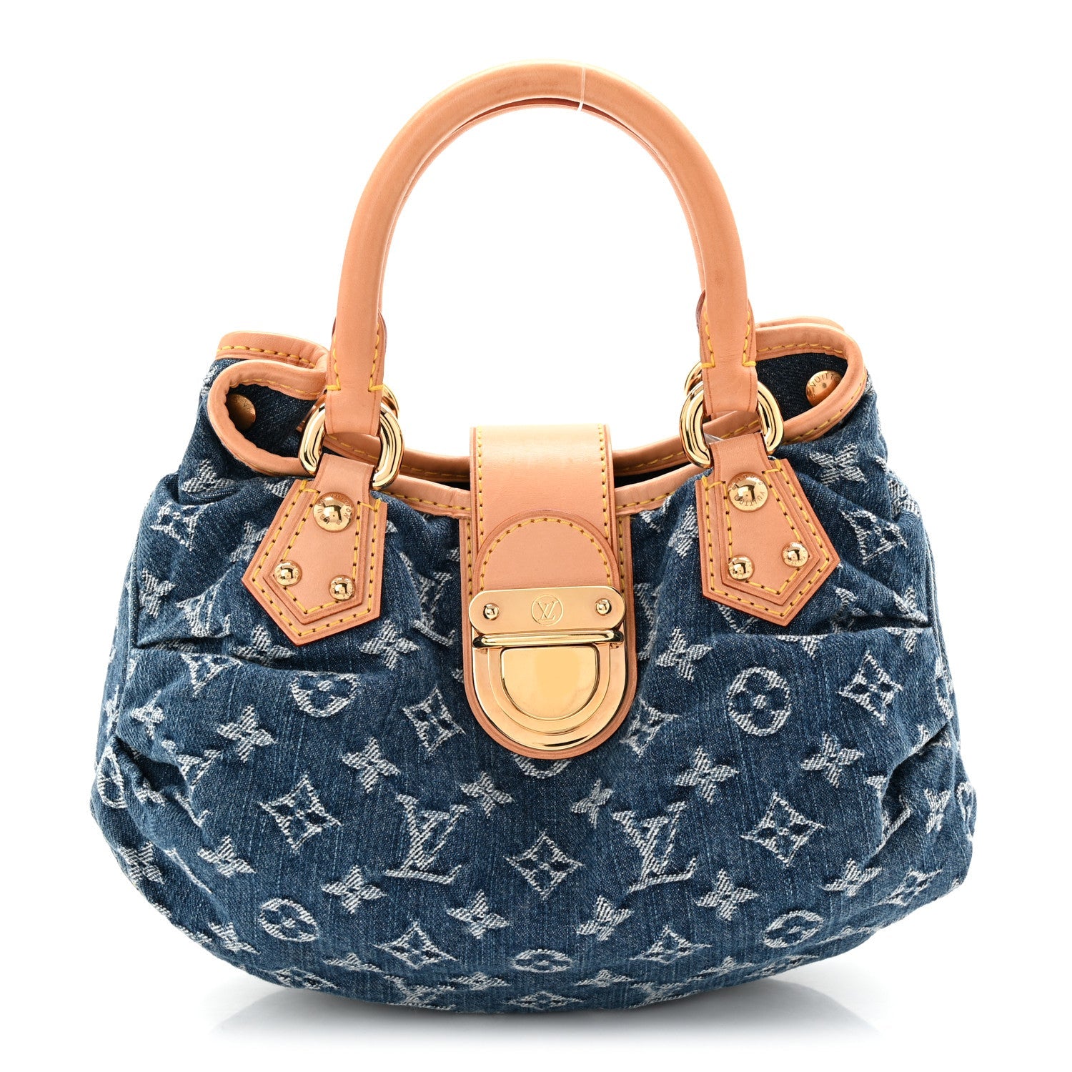 Monogram Denim Pleaty Blue