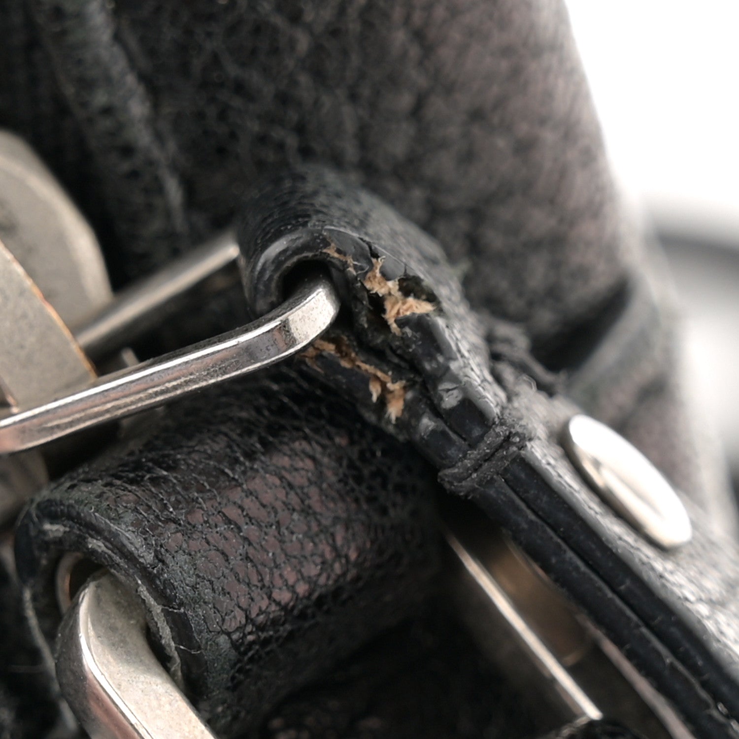 Lambskin Monogram Small Lou Camera Bag Black