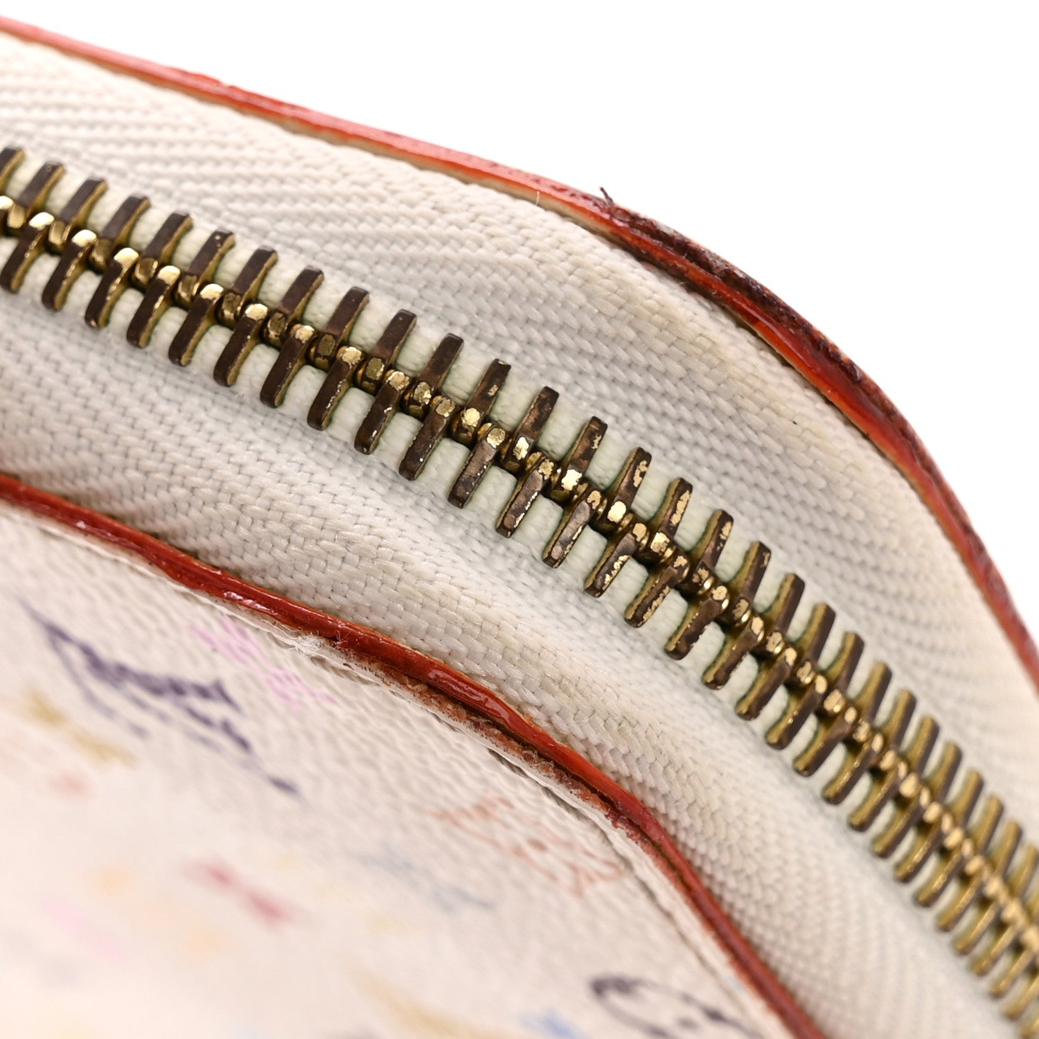 Monogram Multicolor Zippy Wallet White Litchi