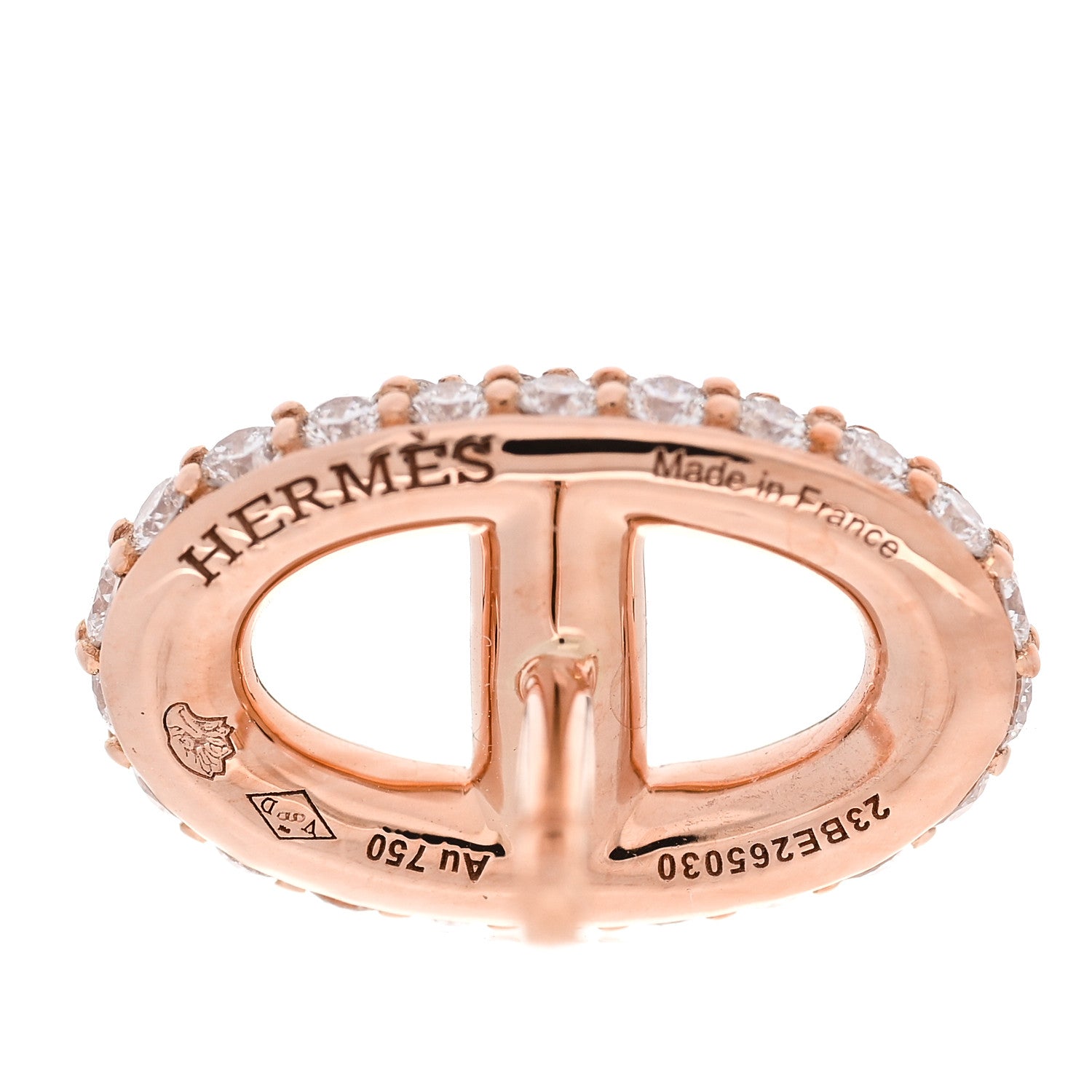 18K Rose Gold Diamond New Farandole Earrings