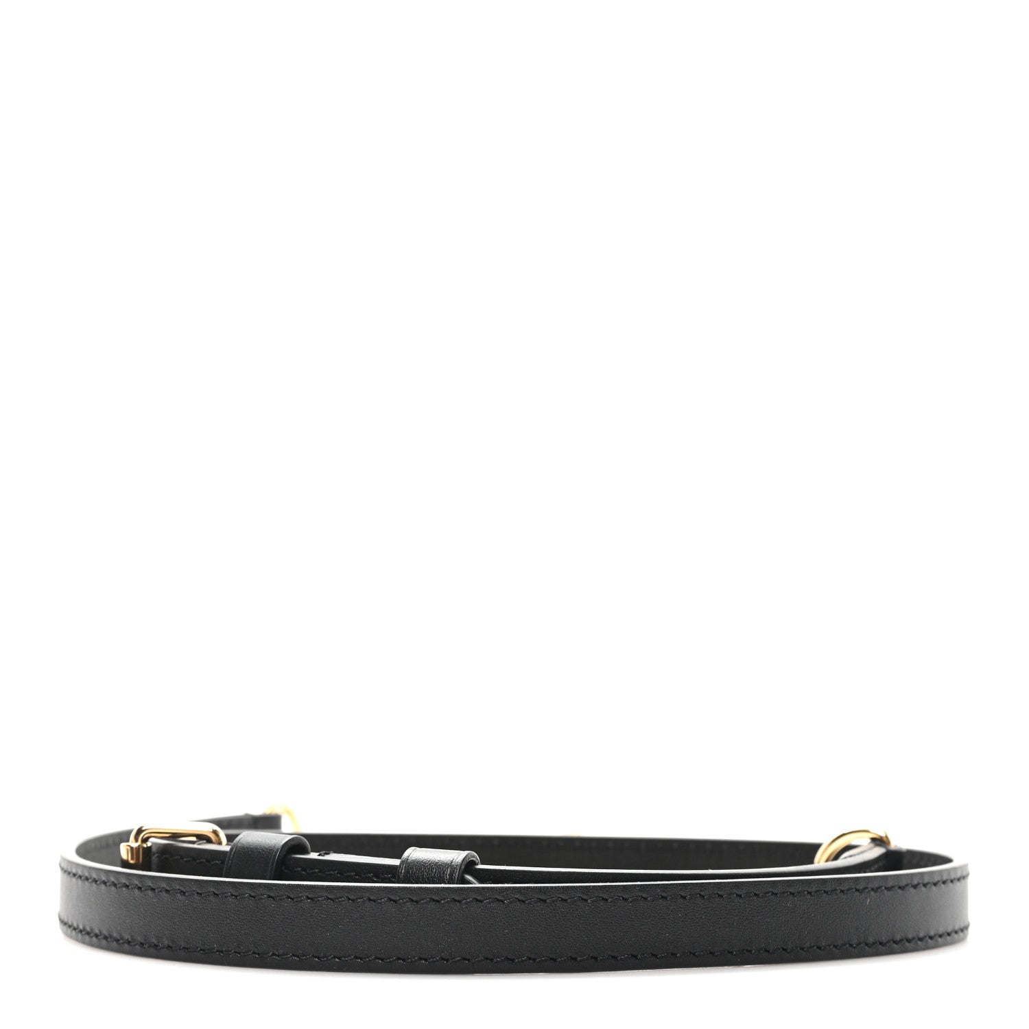 Calfskin Speedy Bandouliere 20 Shoulder Strap Black
