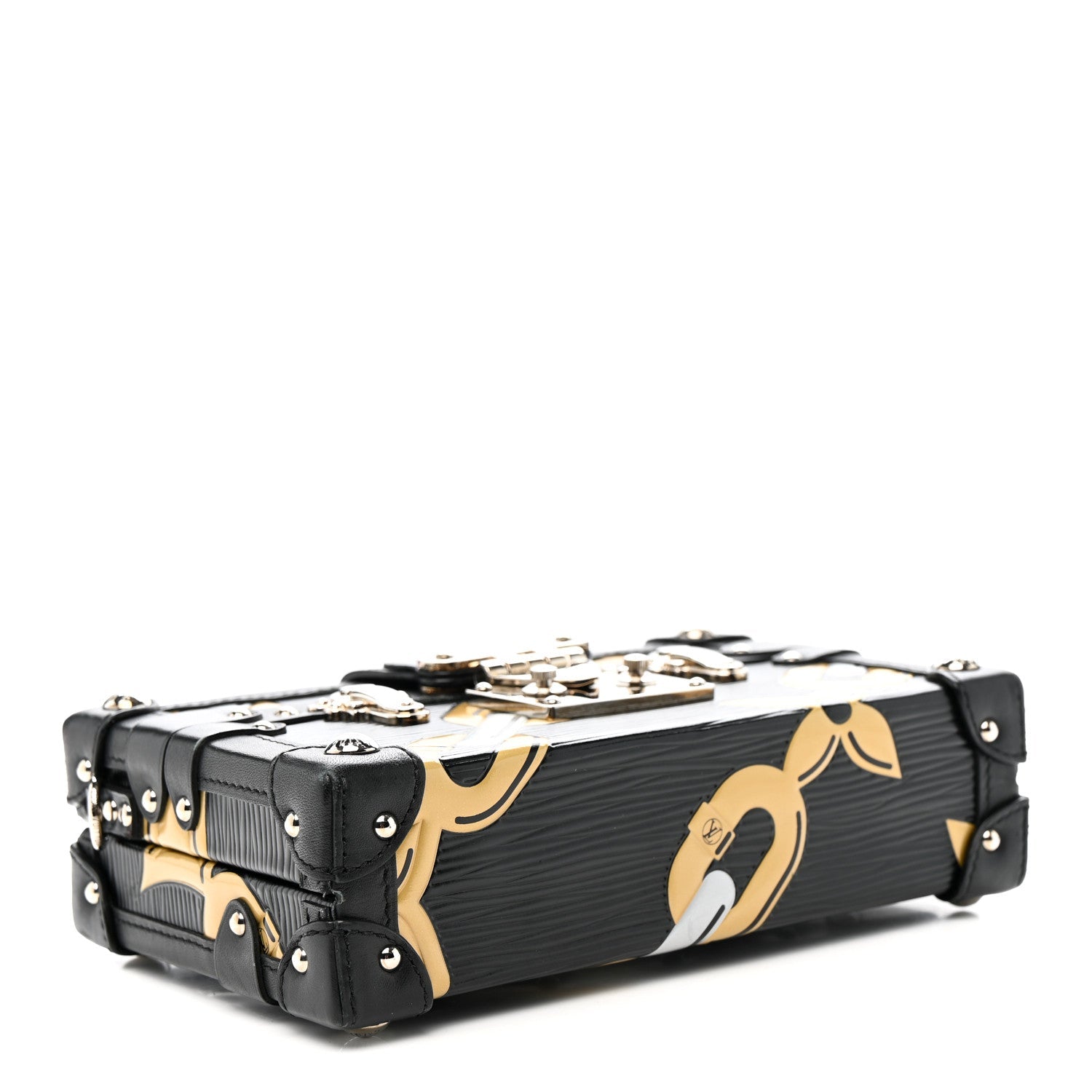 Epi Chain Flower Petite Malle Black