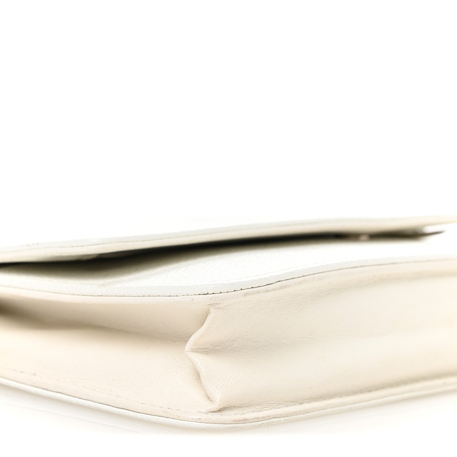 Caviar Timeless CC Wallet on Chain WOC White