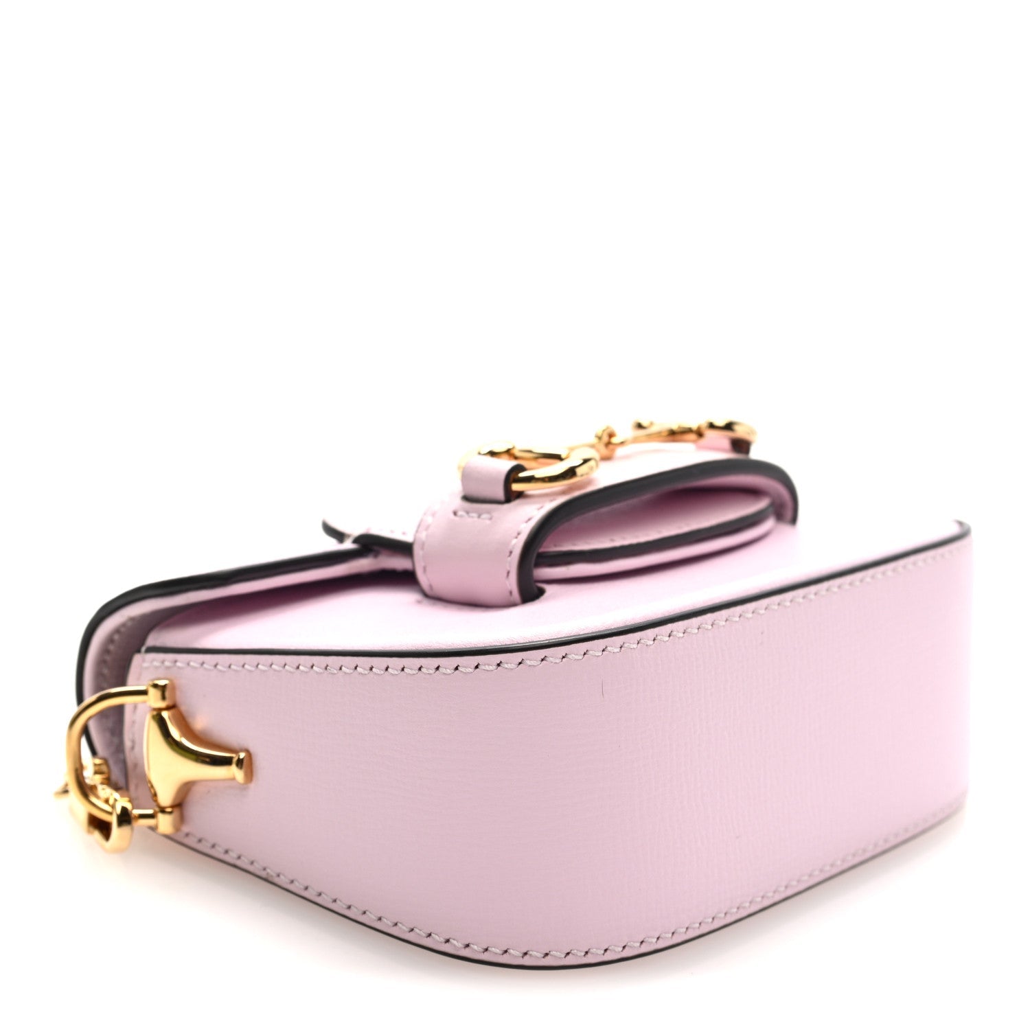 Calfskin Horsebit 1955 Super Mini Crossbody Bag Light Pink