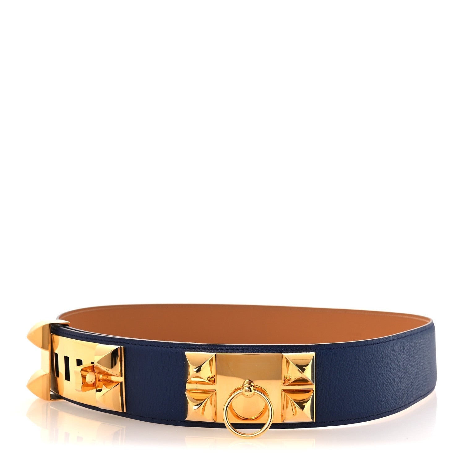 Epsom 50mm Collier De Chien CDC Belt  90 36 Bleu Nuit