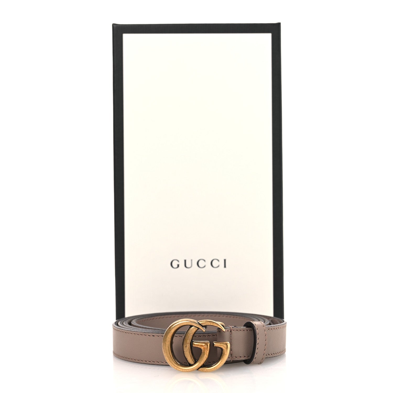 Calfskin Double G 20mm Belt 105 42 Porcelain Rose