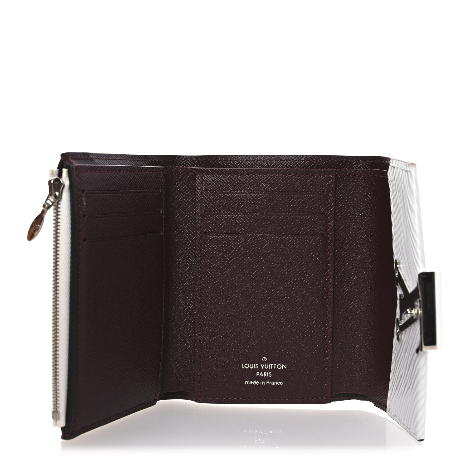 Epi Grenelle Compact Wallet White
