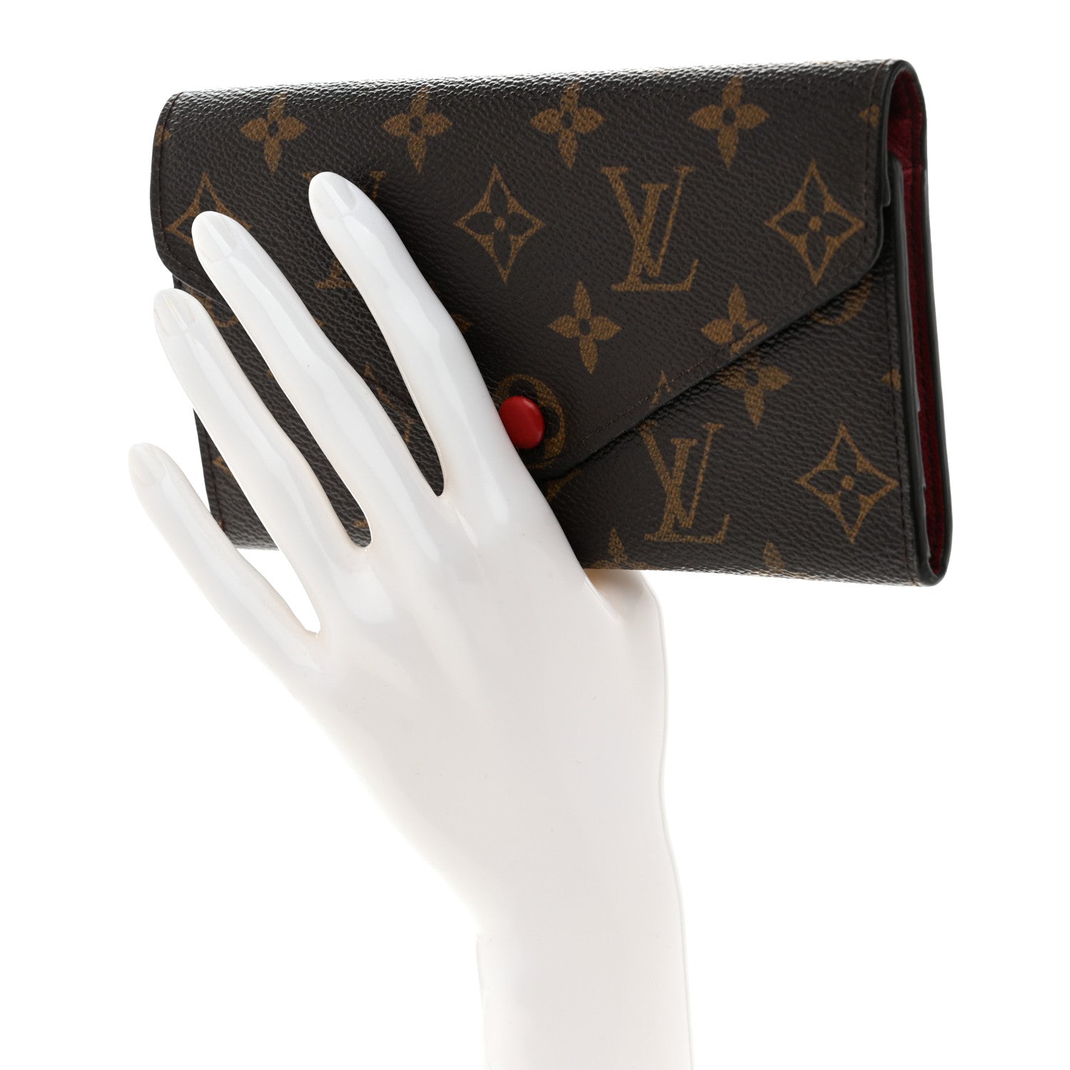 Monogram Josephine Wallet Red