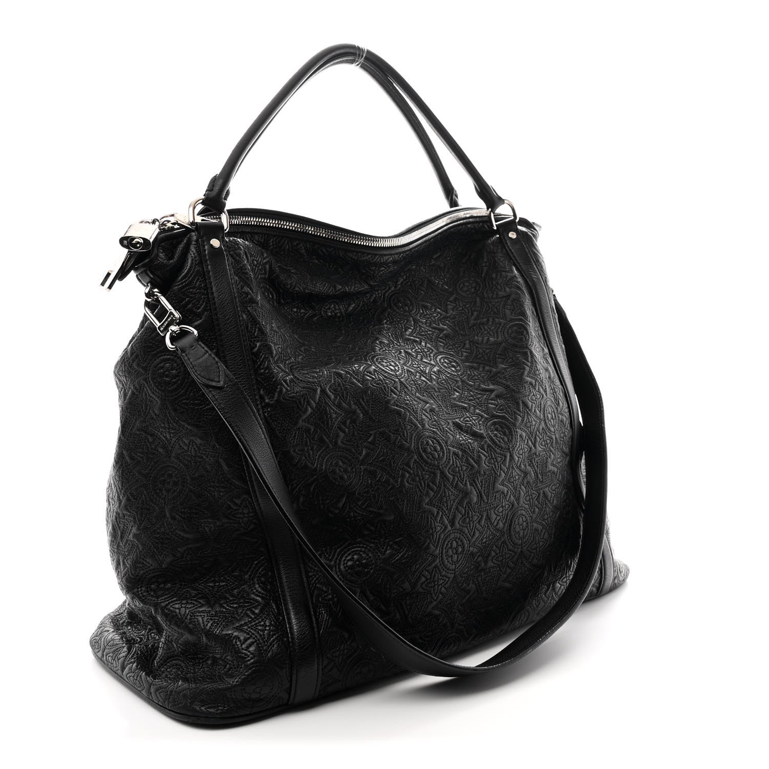 Monogram Lambskin Antheia Ixia GM Black