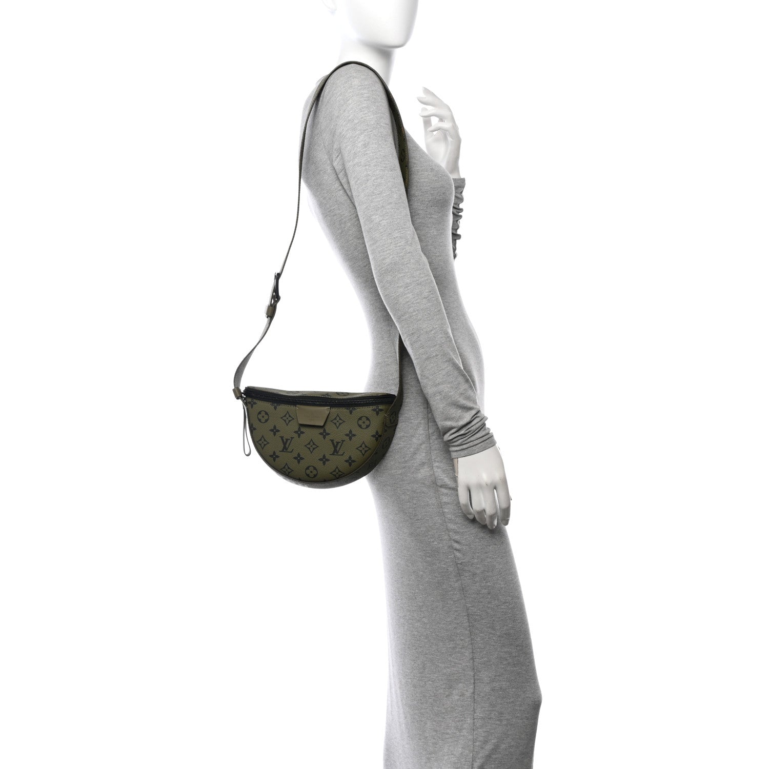 Monogram Eclipse LV Moon Crossbody Khaki Green