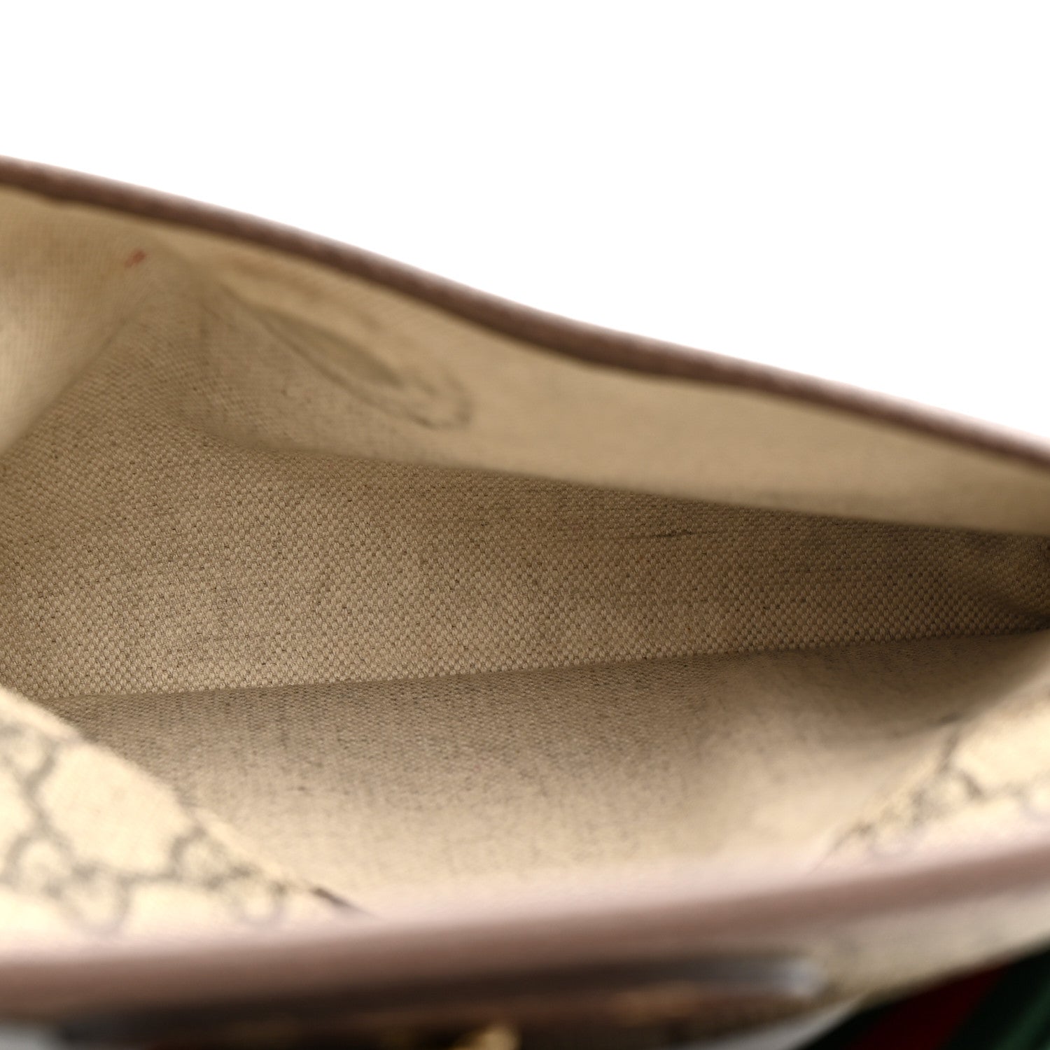 GG Supreme Monogram Neo Vintage Web Belt Bag Brown