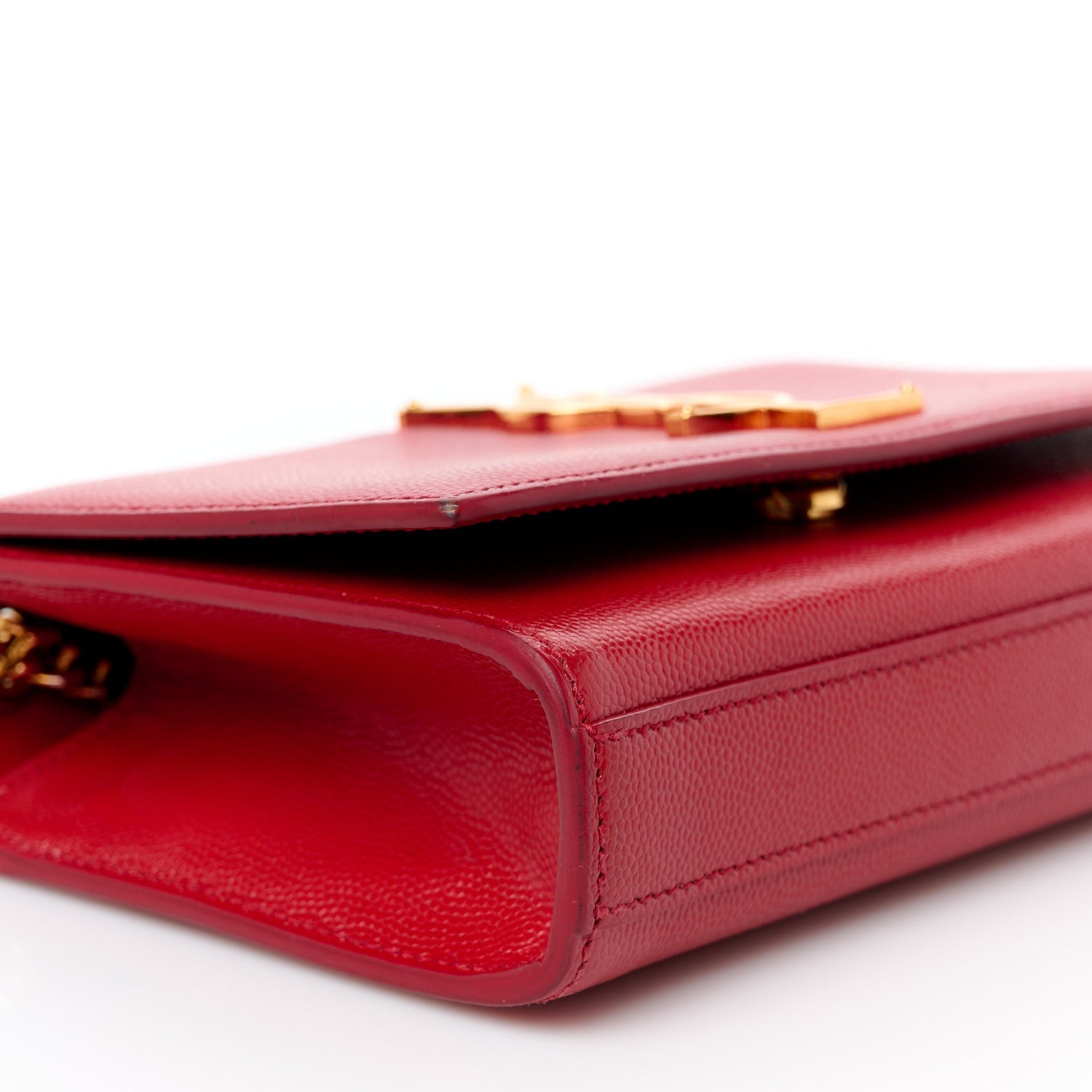 Grain De Poudre Small Monogram Kate Satchel Red