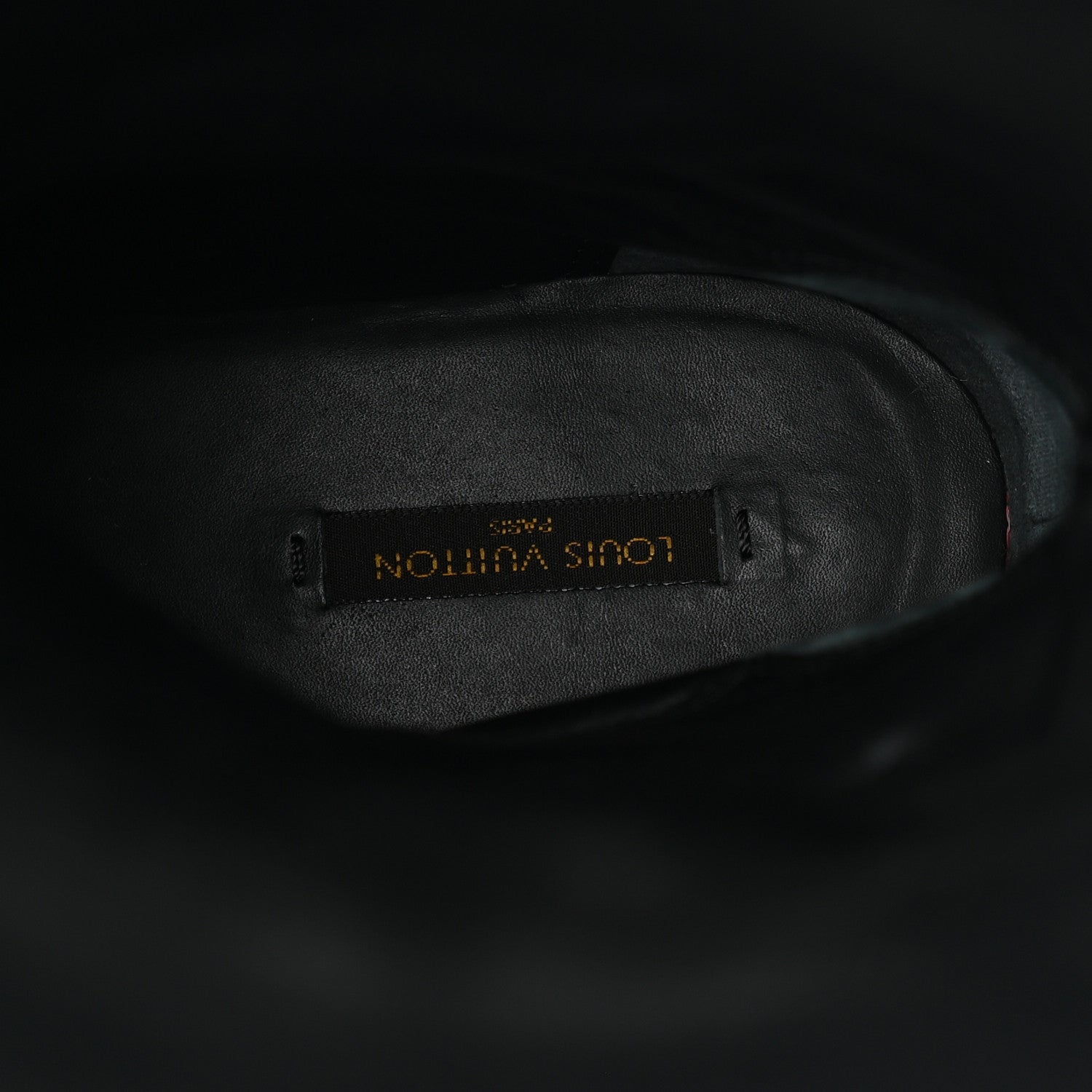 Calfskin Heritage Flat High Boots 38.5 Black