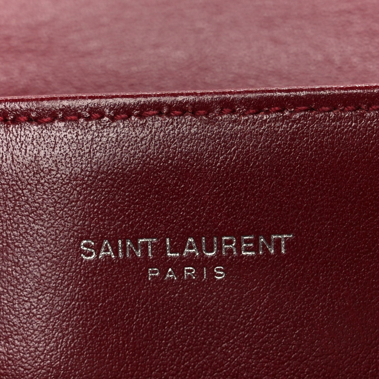 Calfskin Y Quilted Monogram Medium Loulou Chain Satchel Palissandre