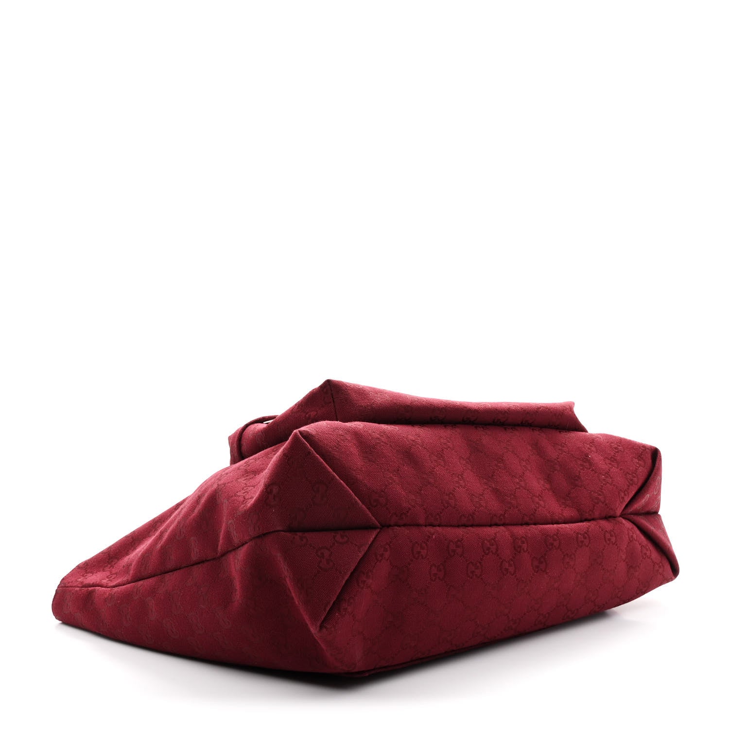 GG Supreme Monogram Large Shopping Tote Rosso Ancora