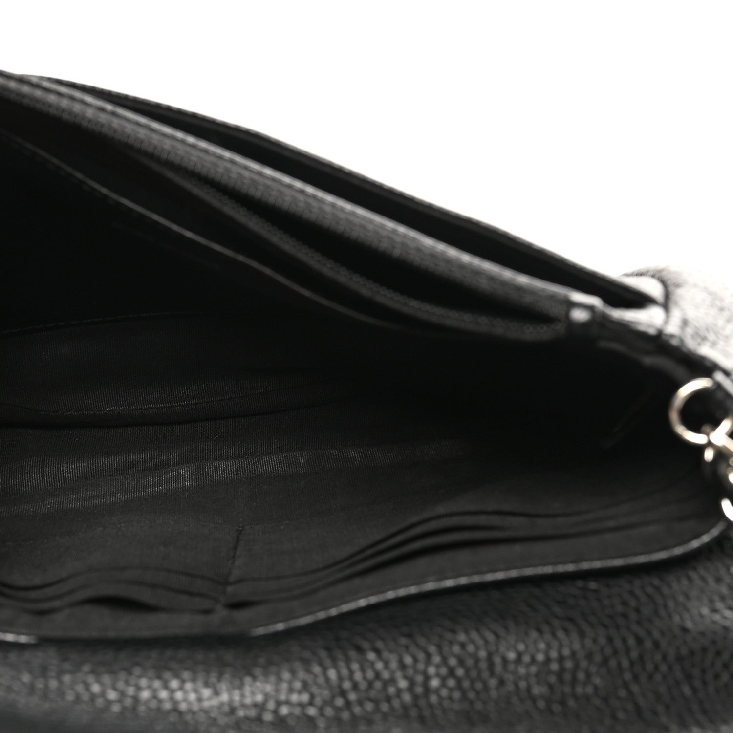 Caviar Half Moon Wallet On Chain WOC Black