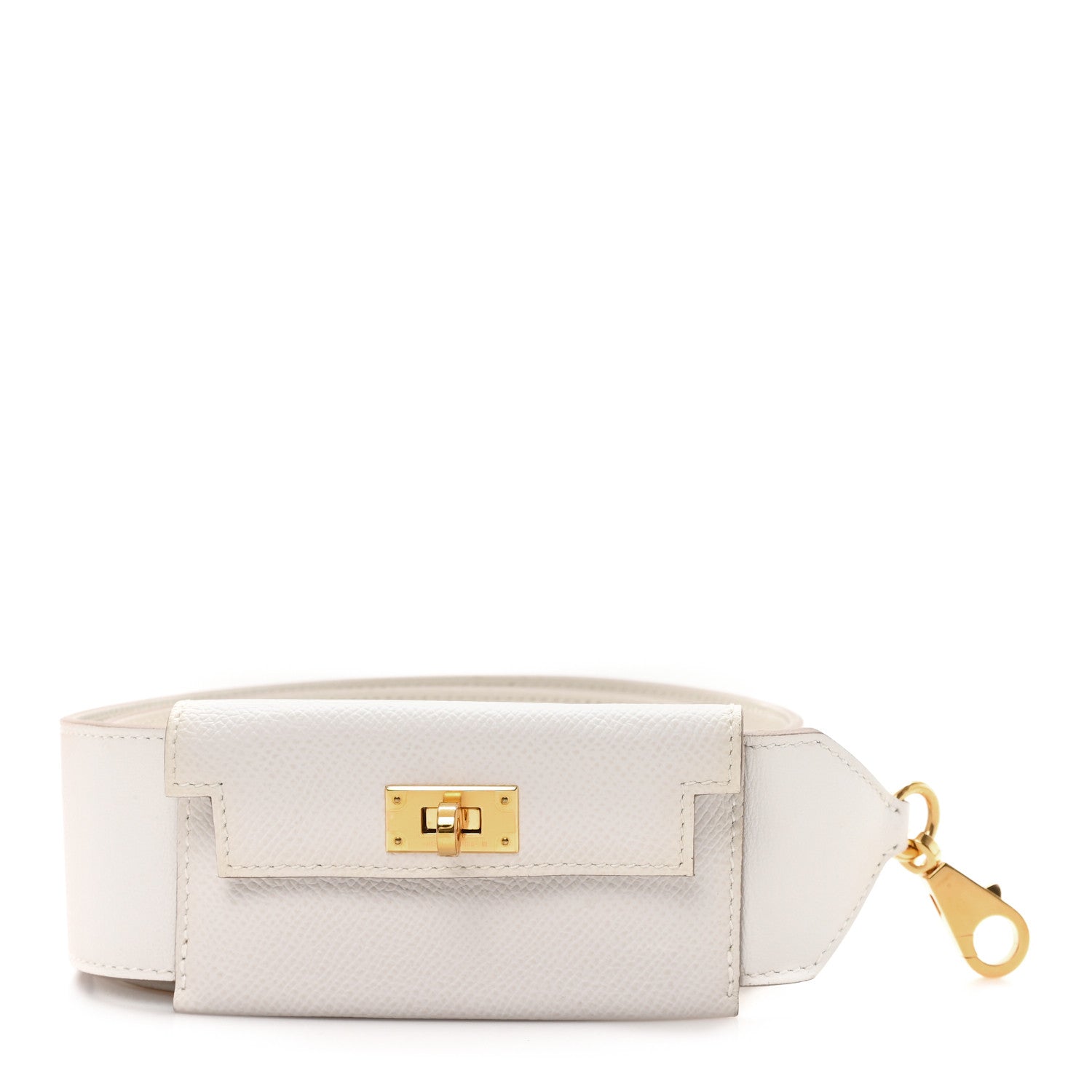 Swift Epsom Pocket Kelly Shoulder Strap Craie Mushroom