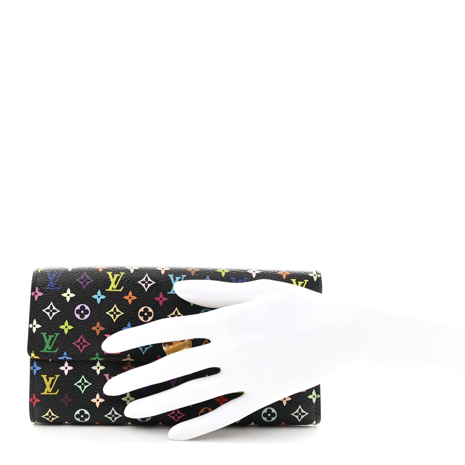 Monogram Multicolor Sarah Wallet Black