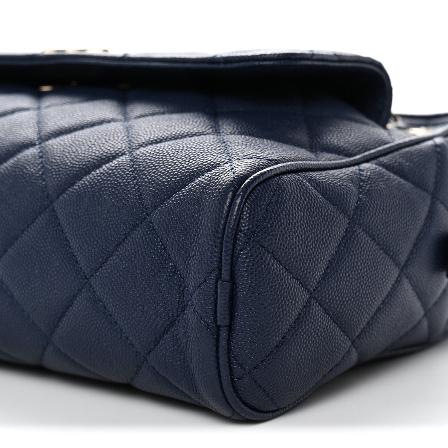 Caviar Quilted Large In & Out Camera Case Navy