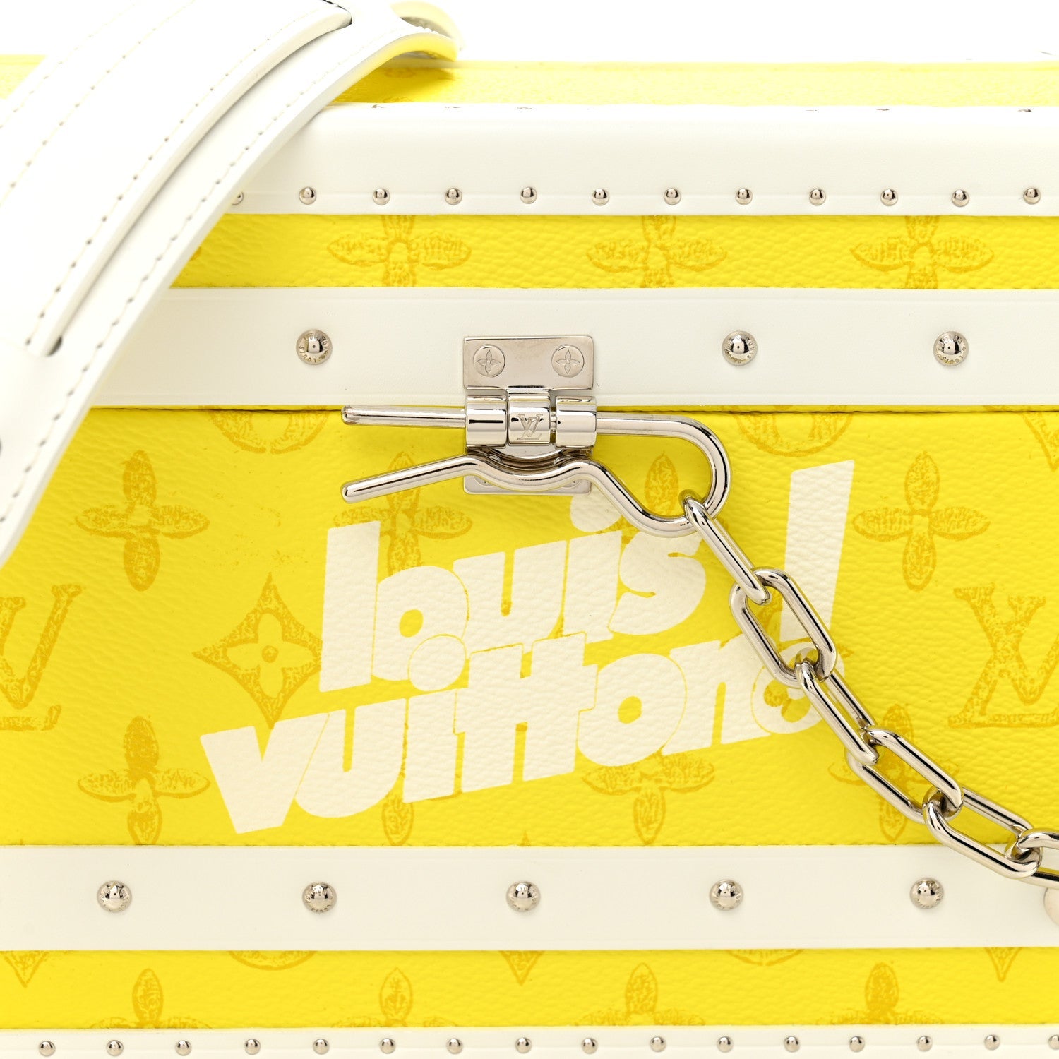 Vintage Monogram Everyday LV Clutch Trunk Jaune