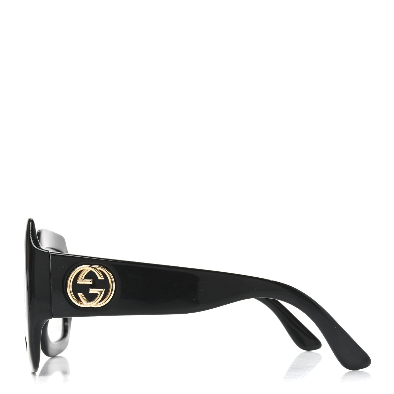 Acetate Square Frame Sunglasses GG0053S Black