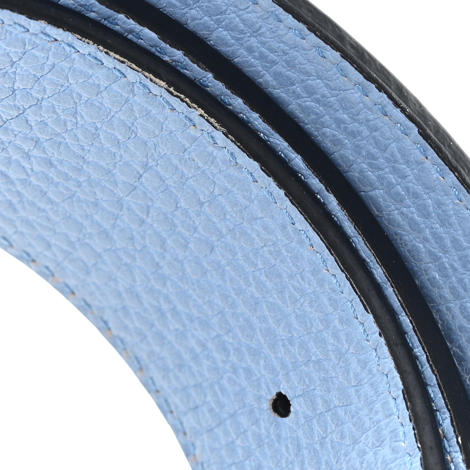 Dollar Calfskin 1973 Reversible Belt 90 36 Black Mineral Blue
