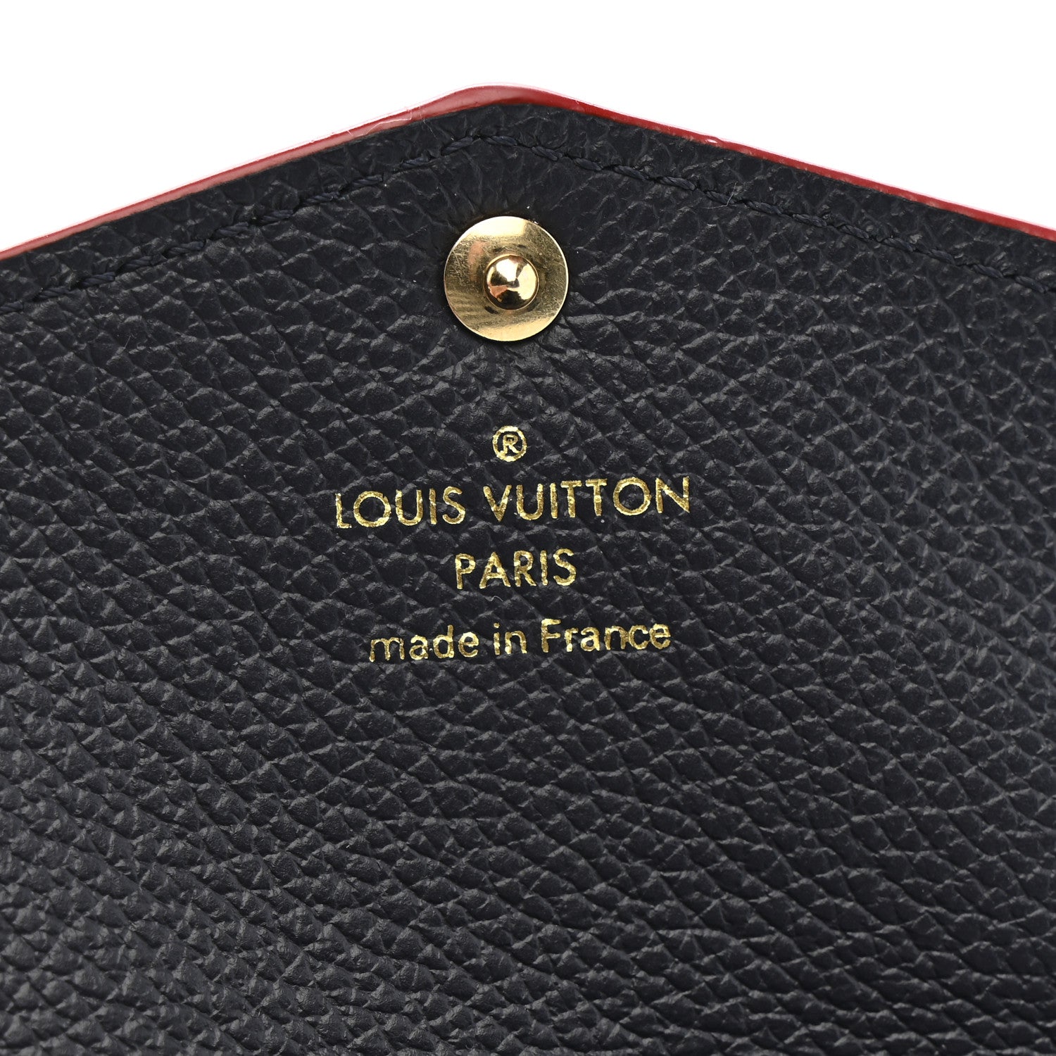 Empreinte Key Pouch Marine Rouge