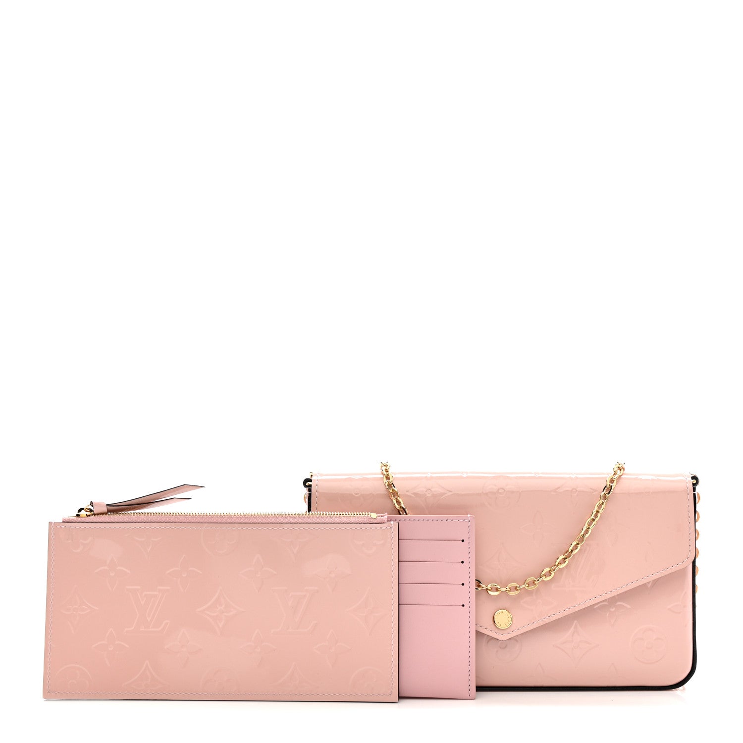 Vernis Felicie Chain Wallet Rose Ballerine