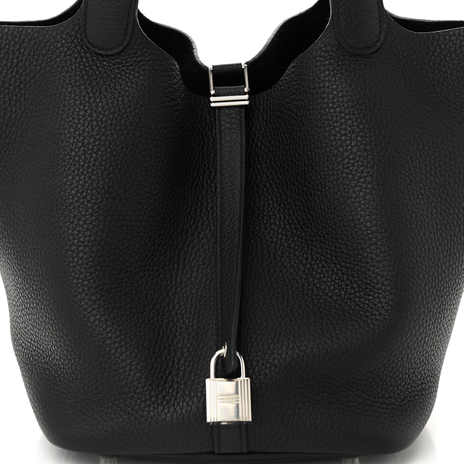 Taurillon Clemence Picotin Lock 22 MM Black