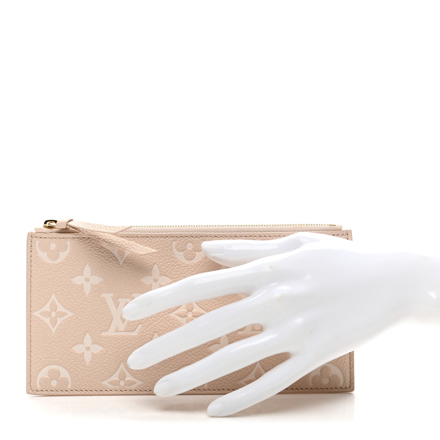 Empreinte Spring in the City Felicie Chain Wallet Zippered Insert Beige
