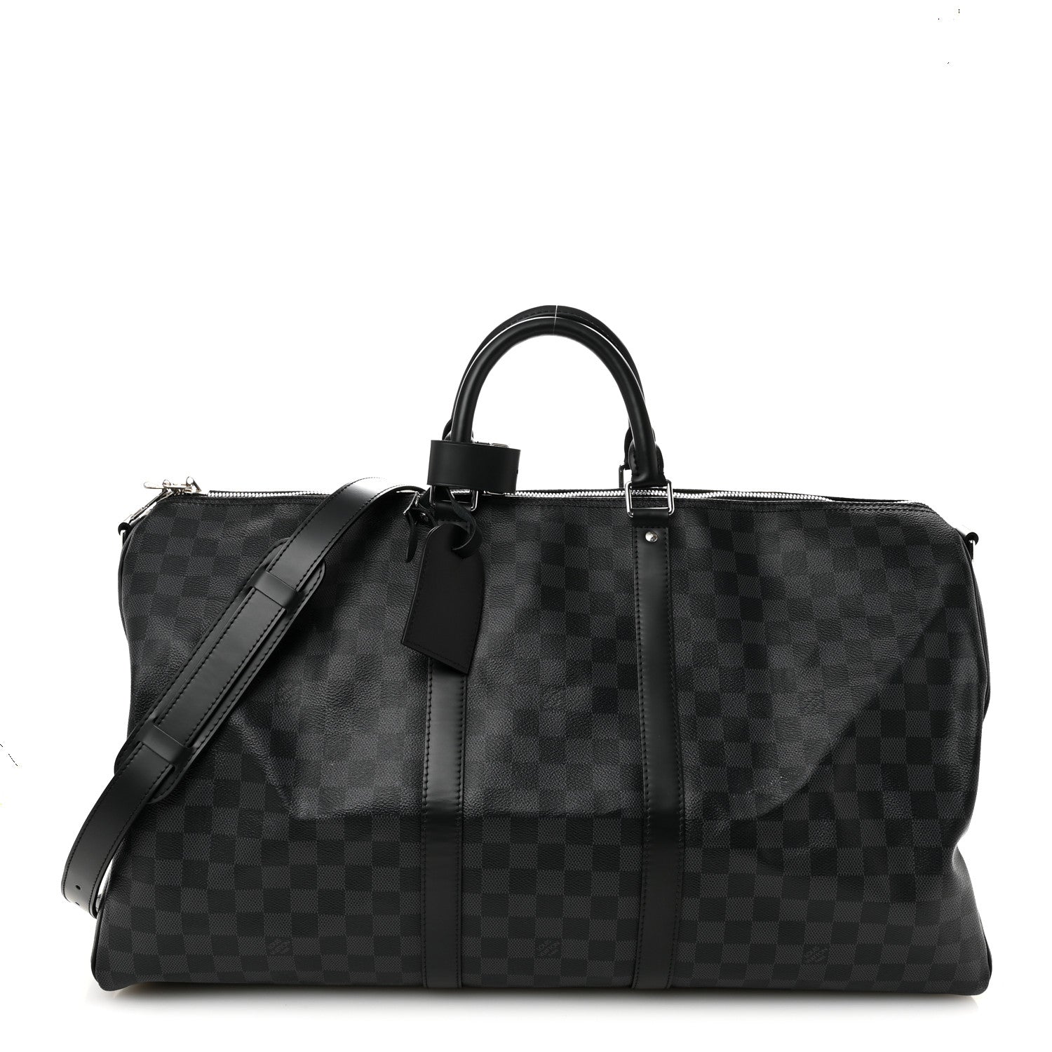 Damier Graphite Keepall Bandouliere 55