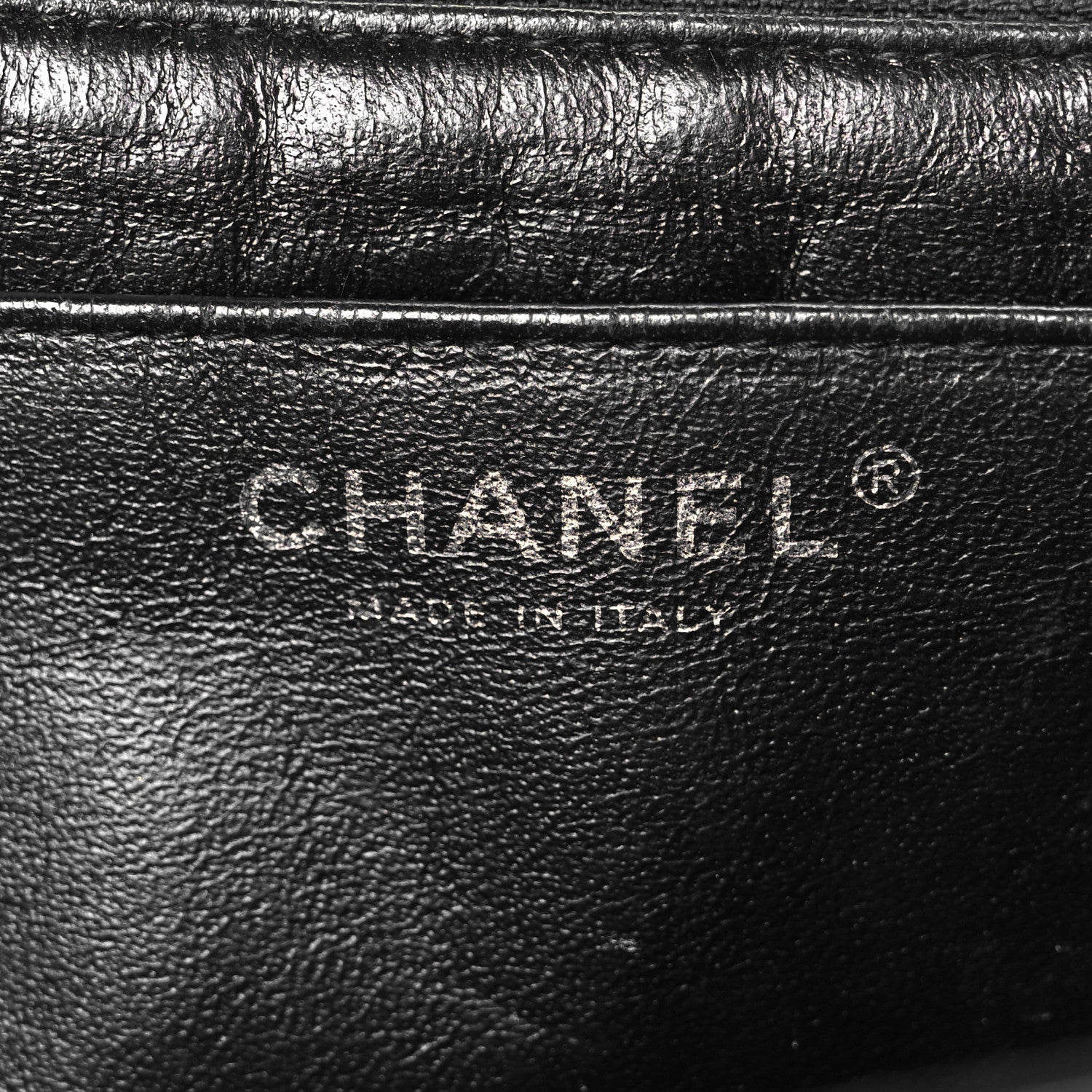 Patent Quilted Maxi Single Flap Black