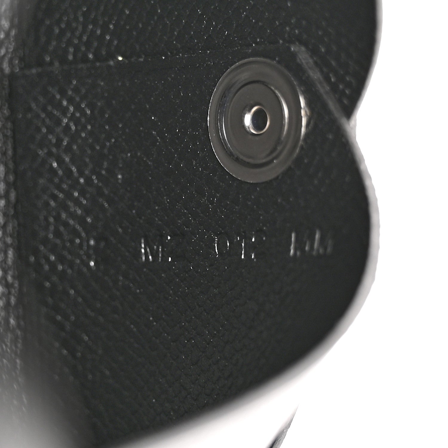 Madam Calfskin Calvi Card Case Black
