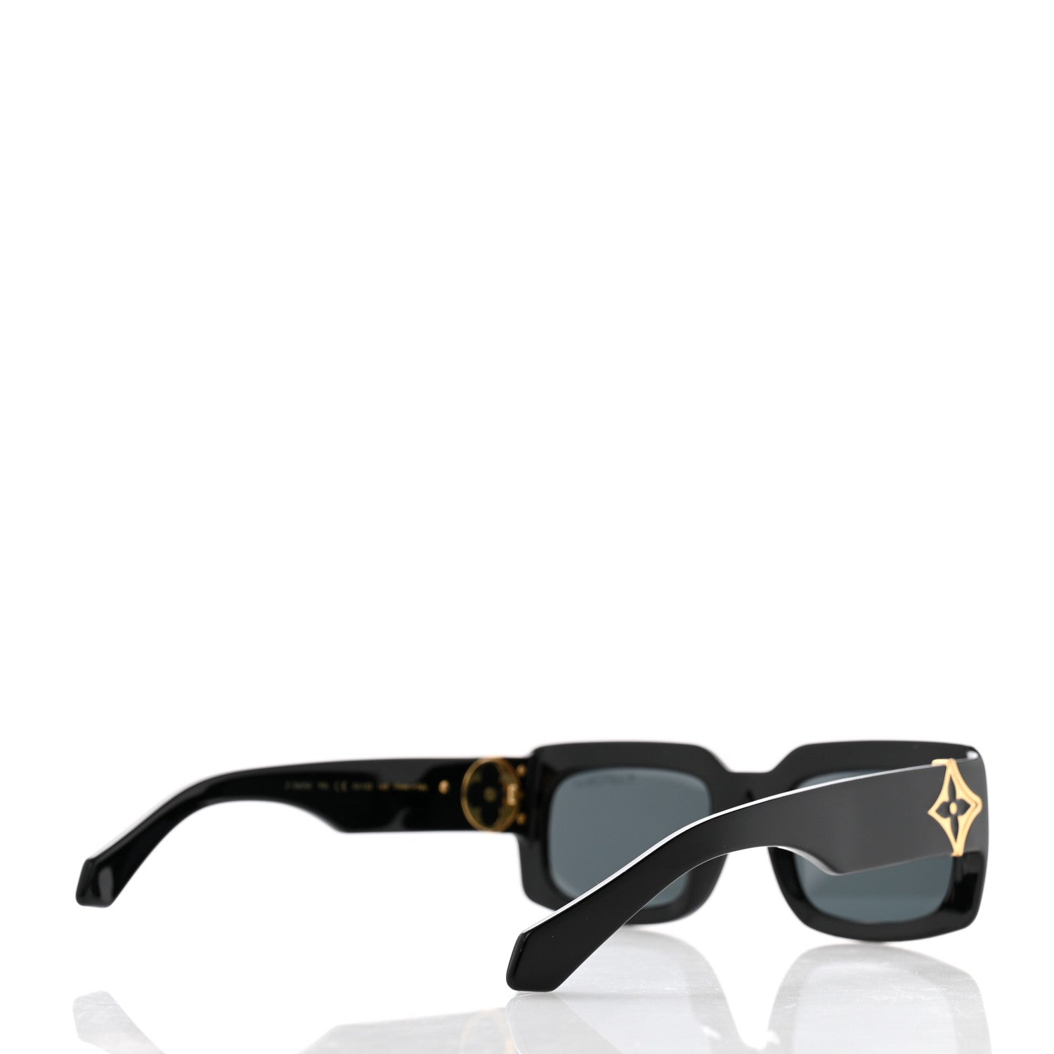Acetate LV Flower Sunglasses Z1360W Black