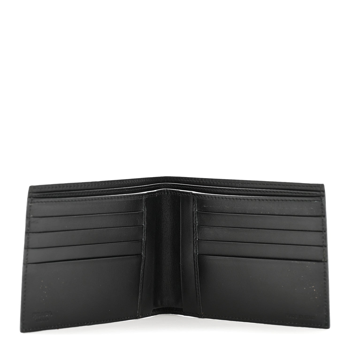 Soft Calf Bi-Fold Wallet Black