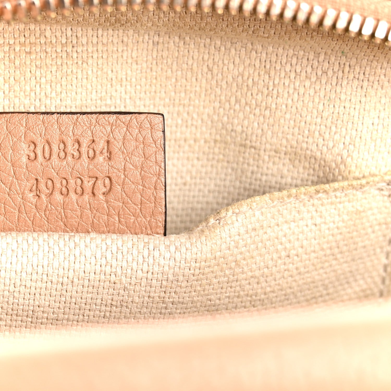 Pebbled Calfskin Small Soho Disco Bag Rose Beige
