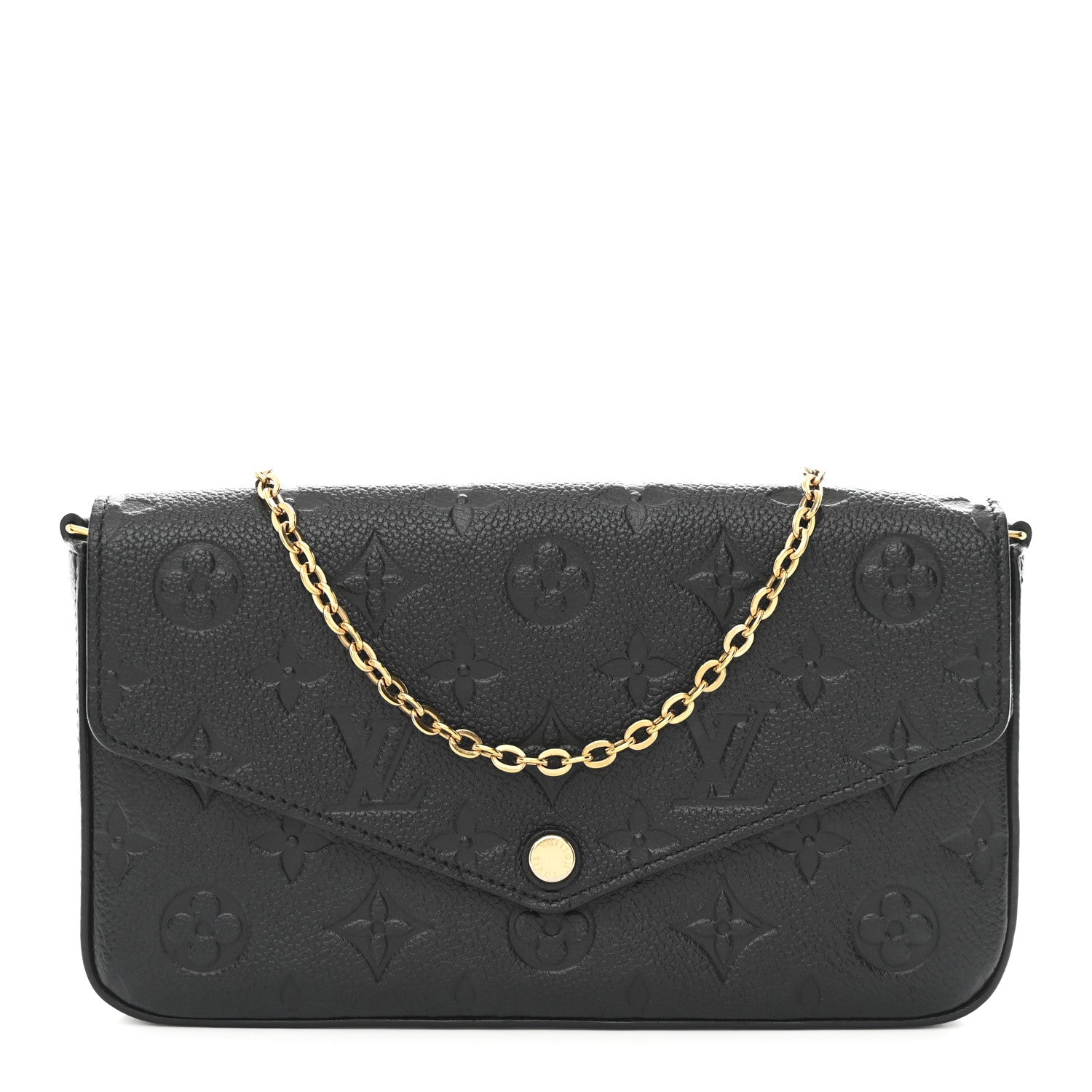 Empreinte Pochette Felicie Chain Wallet Black