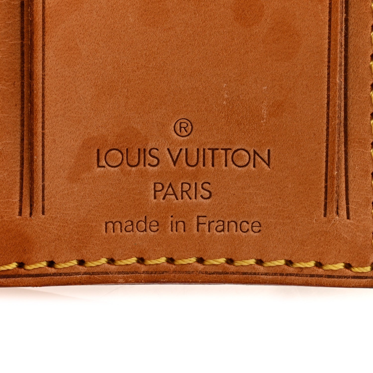 Vachetta Luggage Tag