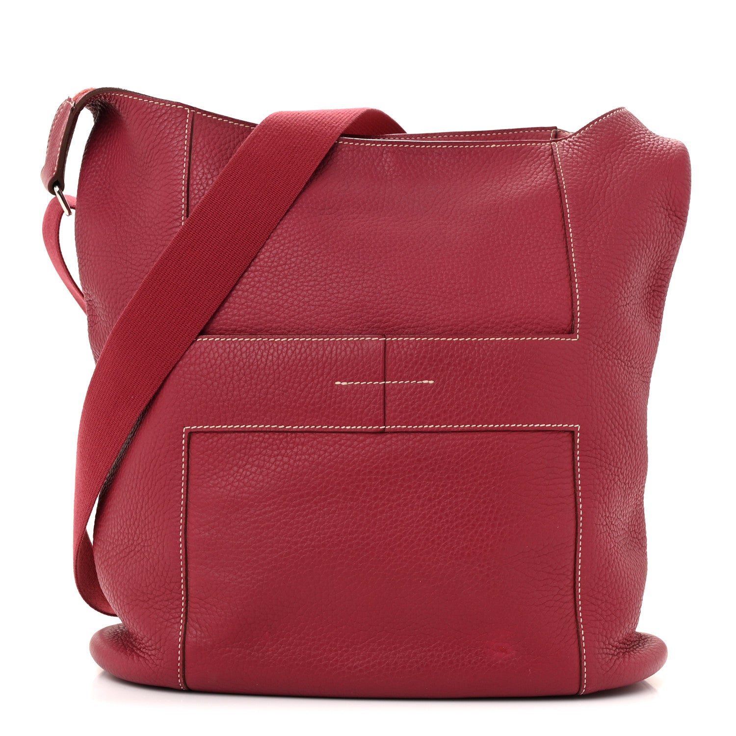 Taurillon Clemence Sac Good News GM Rubis