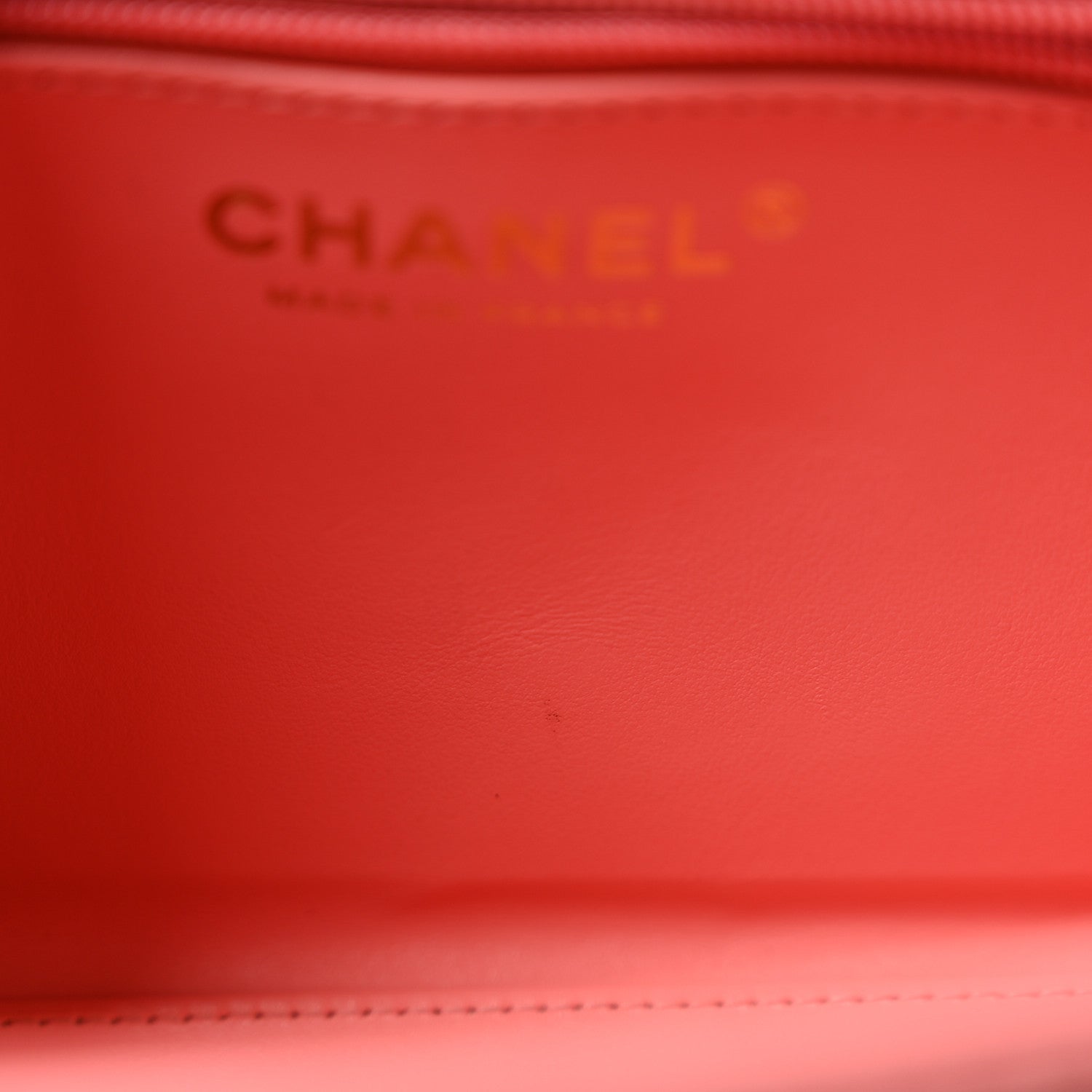 Shiny Aged Calfskin Quilted Nano Kelly Shopper Coral Pink