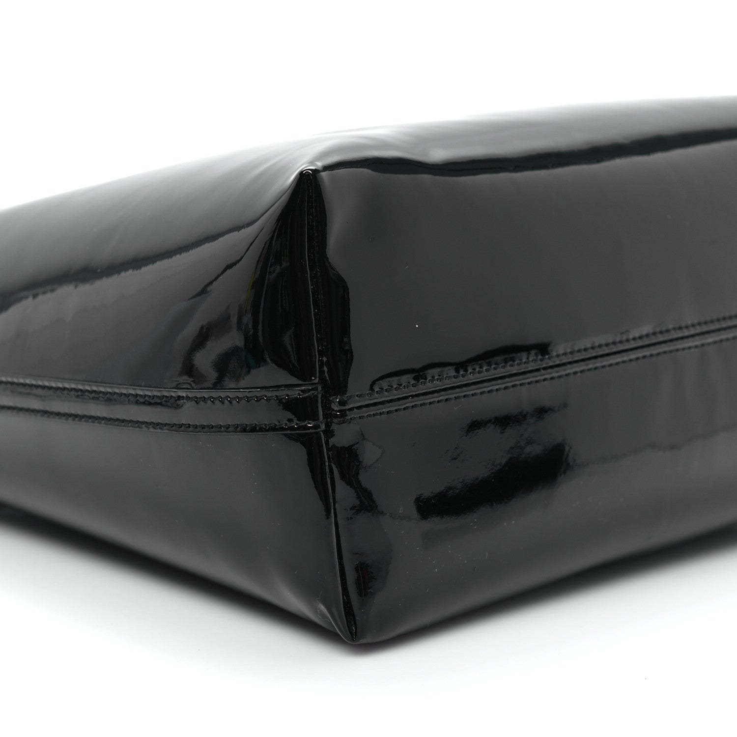 Patent Calfskin Rendez-Vous Hobo Black