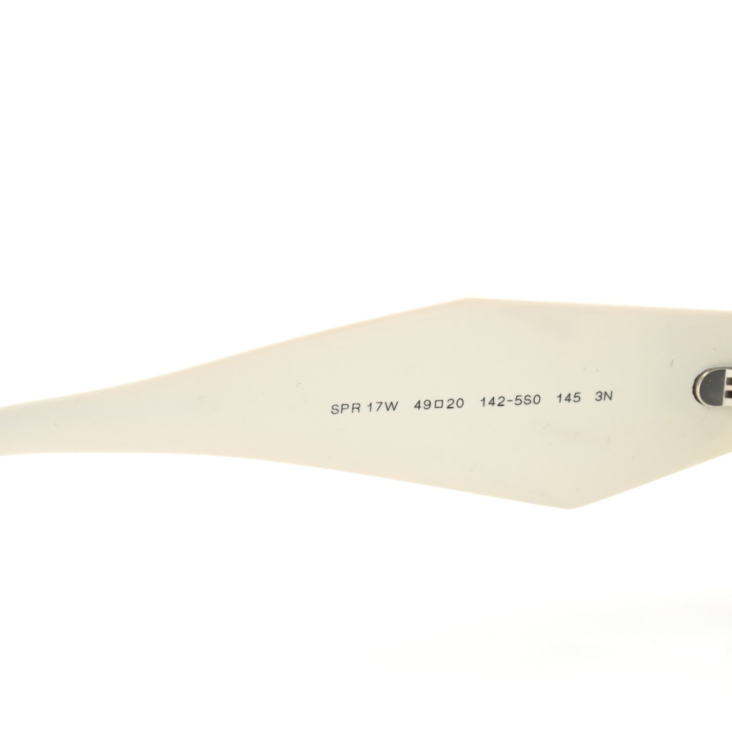 Acetate Symbole Sunglasses SPR 17W White