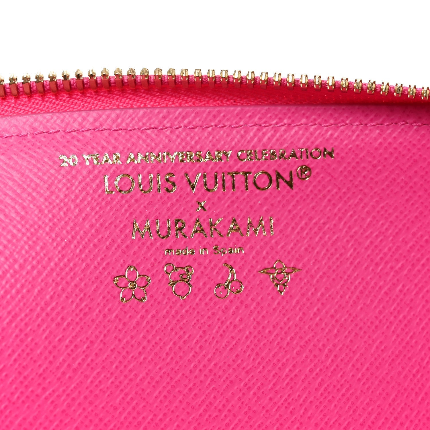 LV X TM Monogram Multicolor Charlotte Pencil Pouch Fuchsia